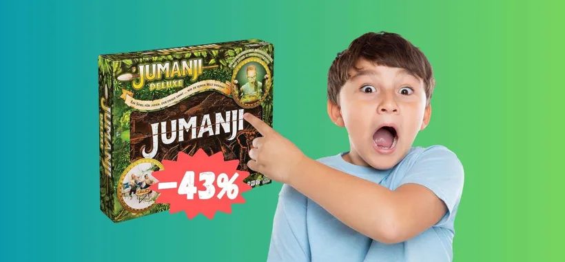 Jumanji Deluxe in versione elettronica al 43% in MENO su Amazon