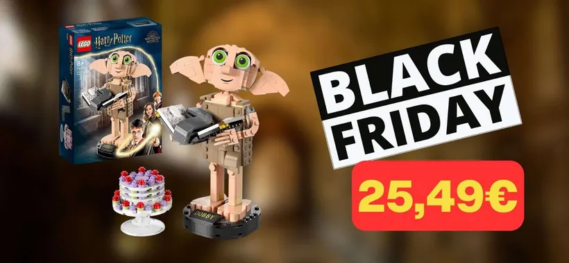 Set LEGO Dobby L'Elfo Domestico in offerta Black Friday: il regalo perfetto