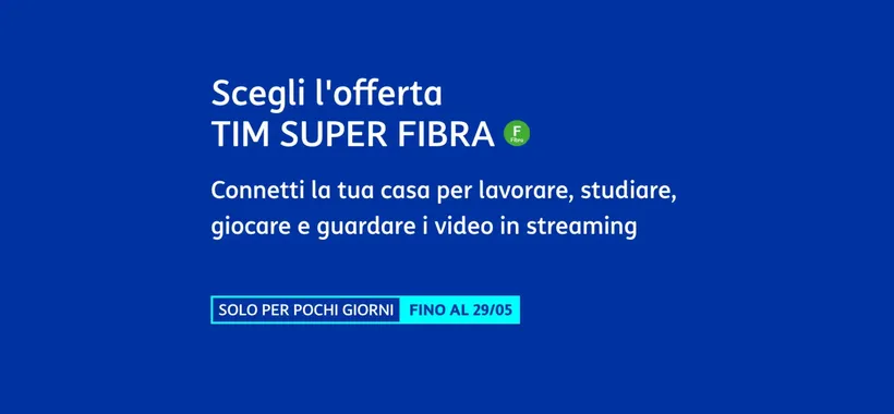 TIM Super Base: PROMO senza Modem a 24,90€