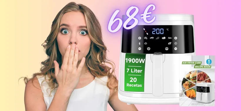 Friggitrice ad aria a PREZZO da CAPOGIRO su Amazon, solo 68€