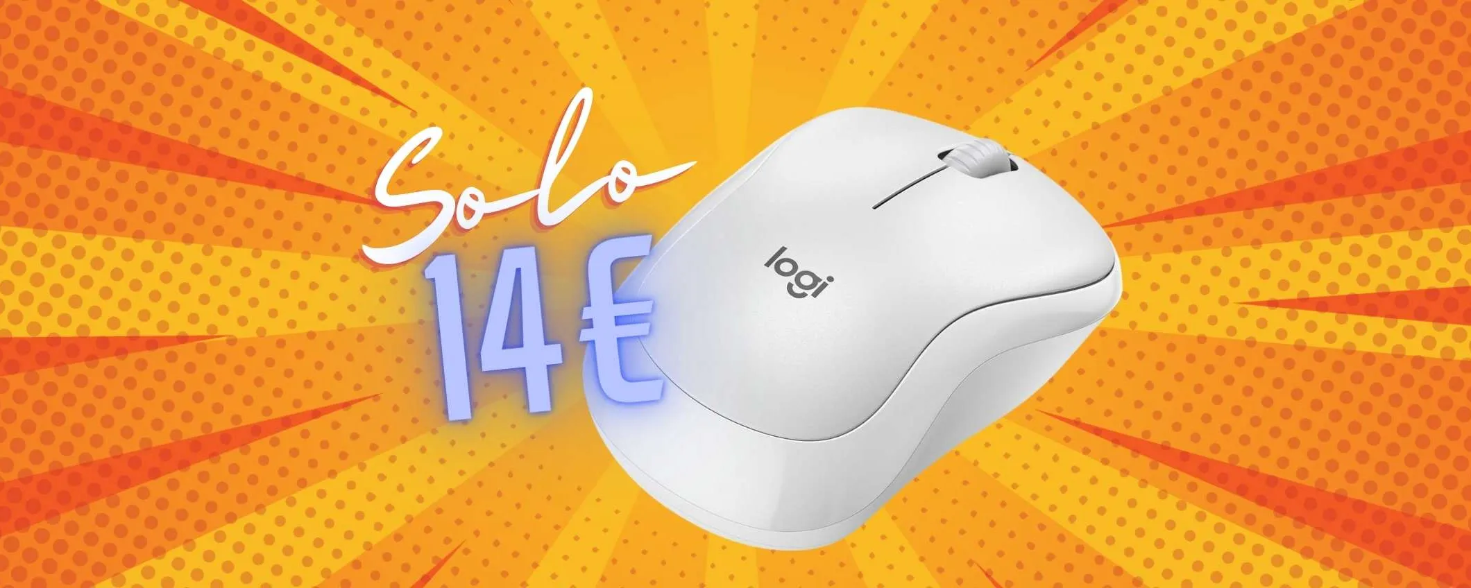 Solo 14€ per il mouse wireless Logitech M240: Amazon ESAGERA!
