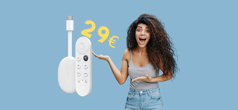 Google Chromecast: la TV diventa smart con 29€ e navighi con la voce