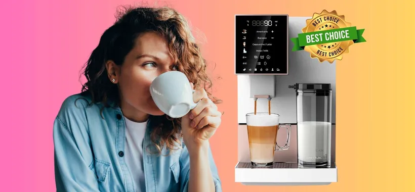 Caffè e cappuccino come al bar con la macchina automatica Cecotec ora in offerta