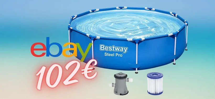 Piscina in giardino con pompa filtrante: REGALO PERFETTO per l'estate