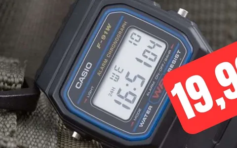 Orologio Casio F91W 1 il grande classico in OFFERTA a 19 99