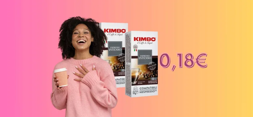 Capsule Caffè Kimbo per Nespresso a soli 18 centesimi su eBay