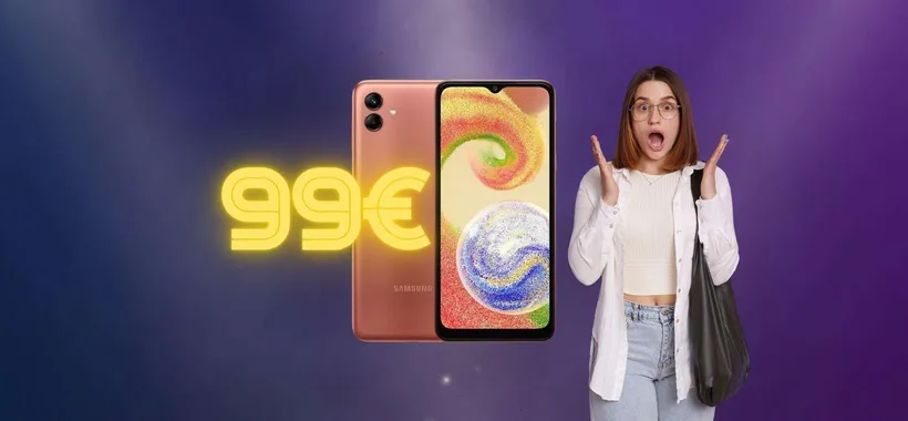 Samsung Galaxy A04E SOTTO i 100€ su eBay