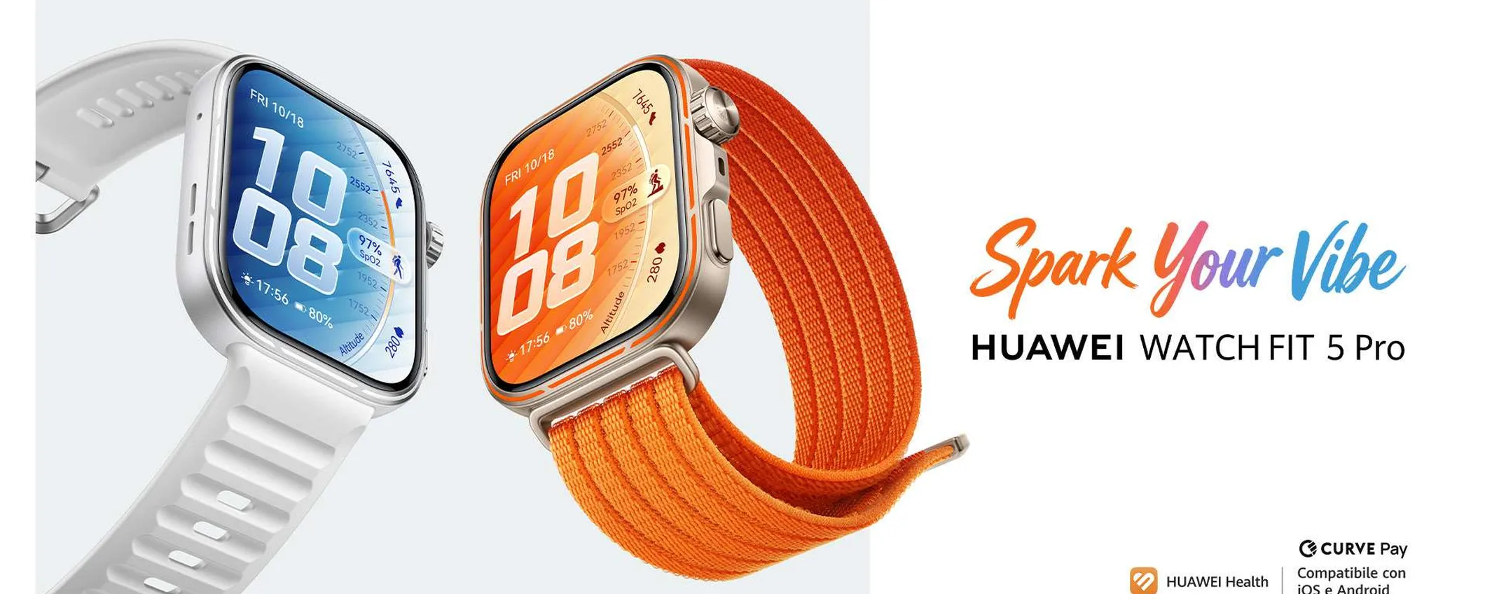 Huawei punta su design e lifestyle con la nuova WATCH FIT 5 Series