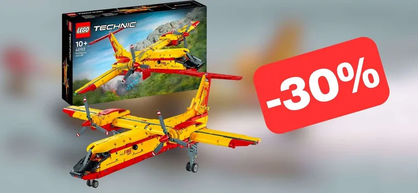 Aeroplano antincendio giocattolo LEGO in MEGA SCONTO su Amazon (-30%)
