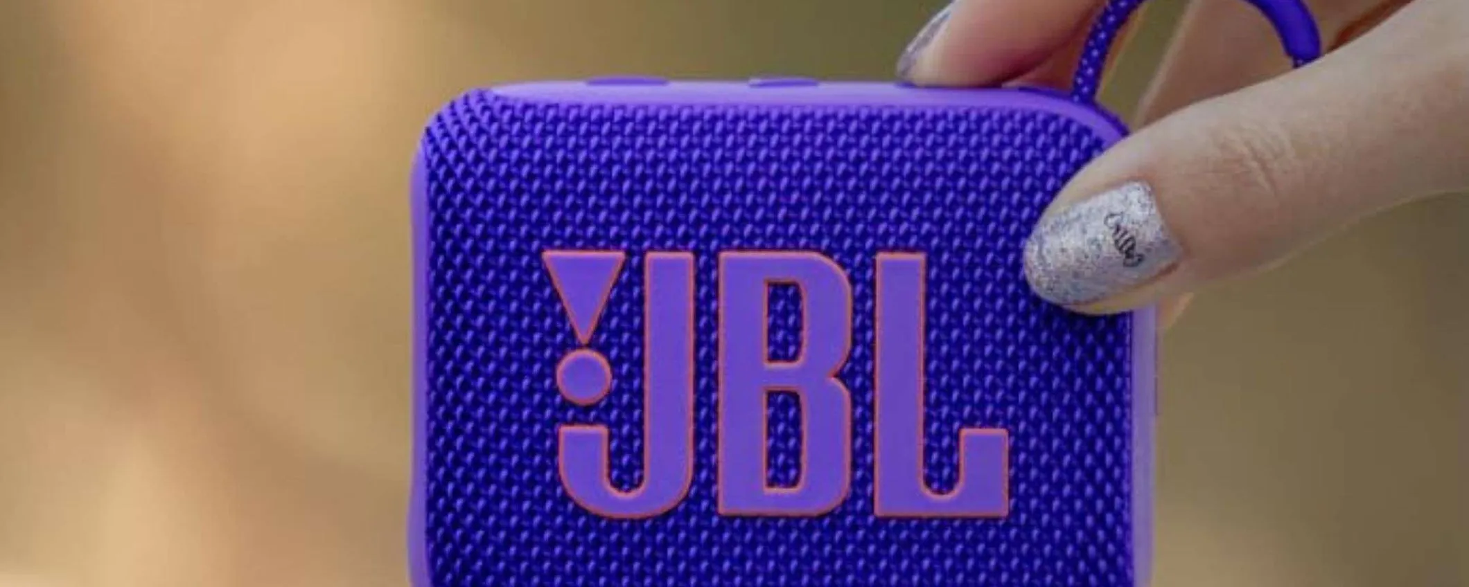 Porta la MUSICA ovunque tu voglia con lo speaker PORTATILE JBL Go 4 (-18%)