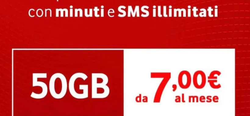 Vodafone Special50: ritorna la PROMO a 7€ al mese