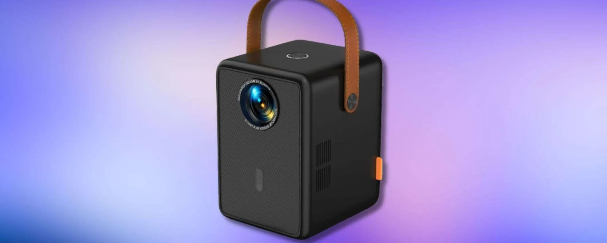 Proiettore compatto e portatile, offerta top: solo 94,99€ con il DOPPIO SCONTO