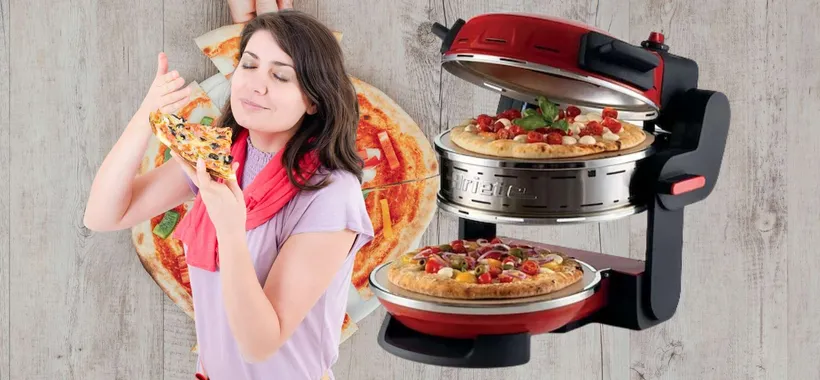 Forno elettrico Ariete per cuocere 2 pizze insieme in soli 4 minuti