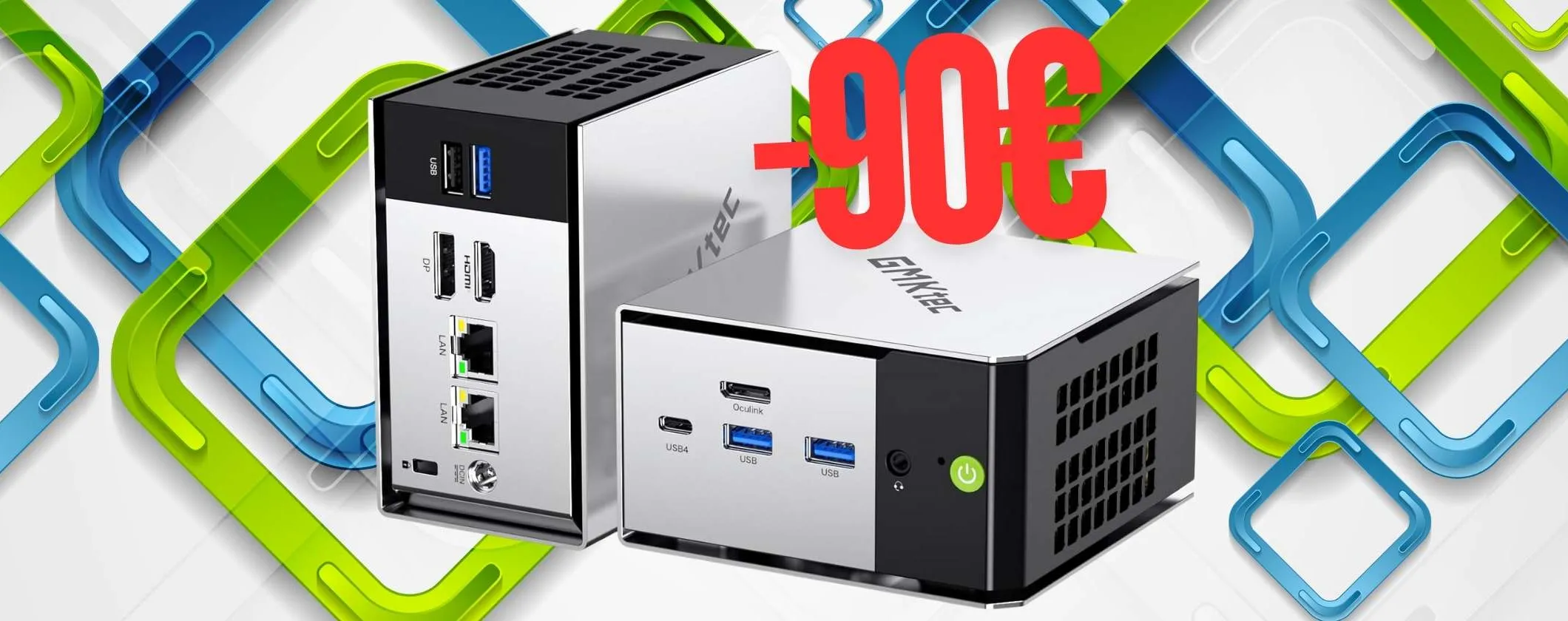 Poco spazio ma potenza assicurata con questo Mini PC dotato di Ryzen 5 PRO