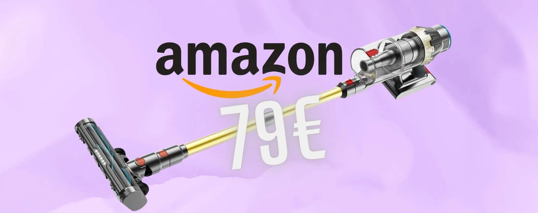 Aspirapolvere senza fili super potente con accessori a soli 79€ con il coupon