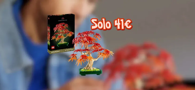 LEGO Botanicals Bonsai di Acero Rosso Giapponese a soli 41€ su Amazon