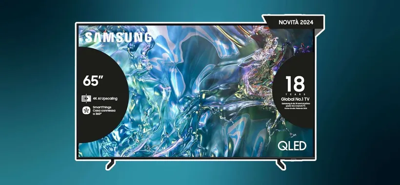 Samsung TV QLED 65": qualità 4K e tecnologia all’avanguardia in offerta su Amazon