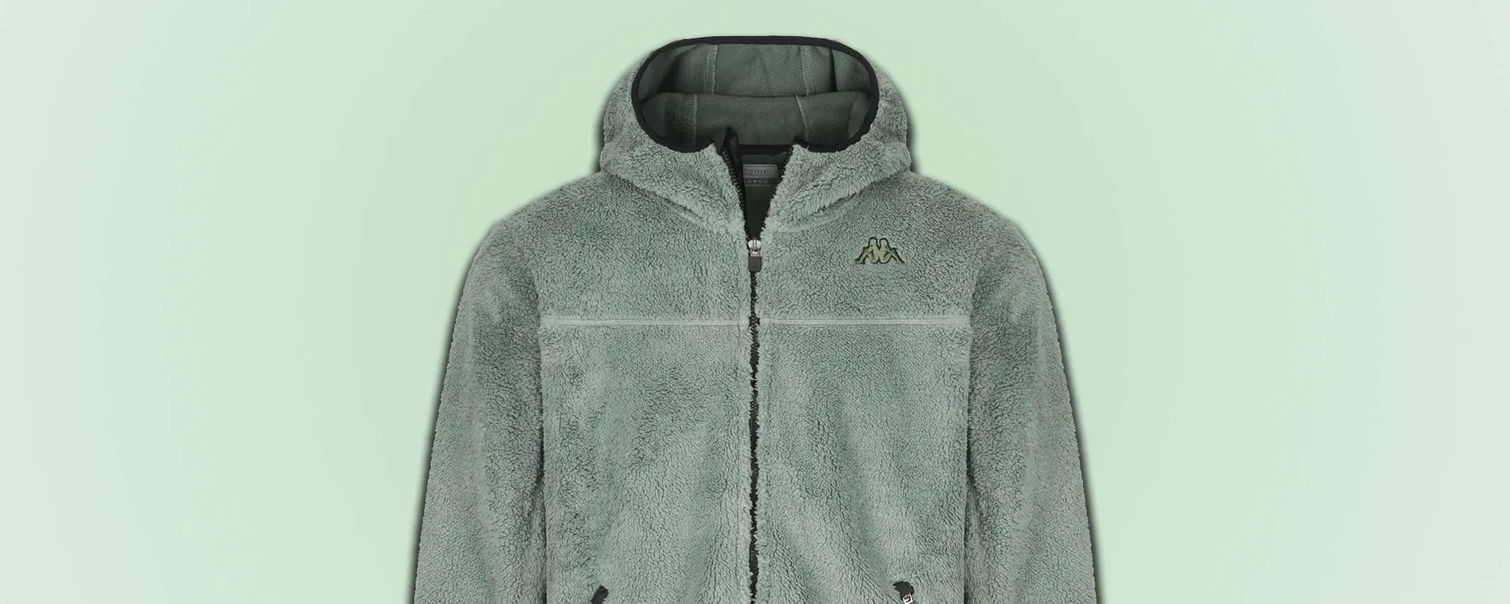 Felpa in pile sherpa per l'inverno: qualità Kappa a prezzo scontatissimo