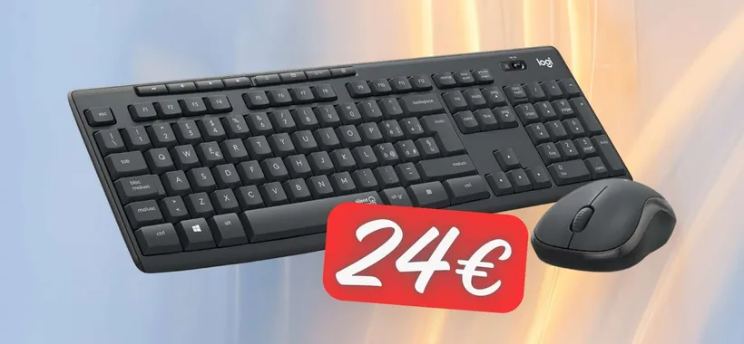 Logitech MK295: kit mouse e tastiera wireless a PREZZO SBRICIOLATO (24€)