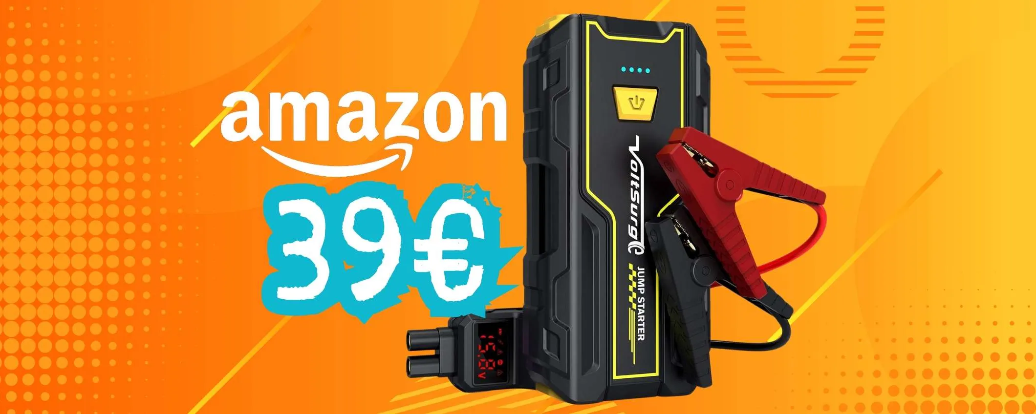 Avviatore di emergenza per batteria auto 3 in 1 oggi a soli 39€ su Amazon