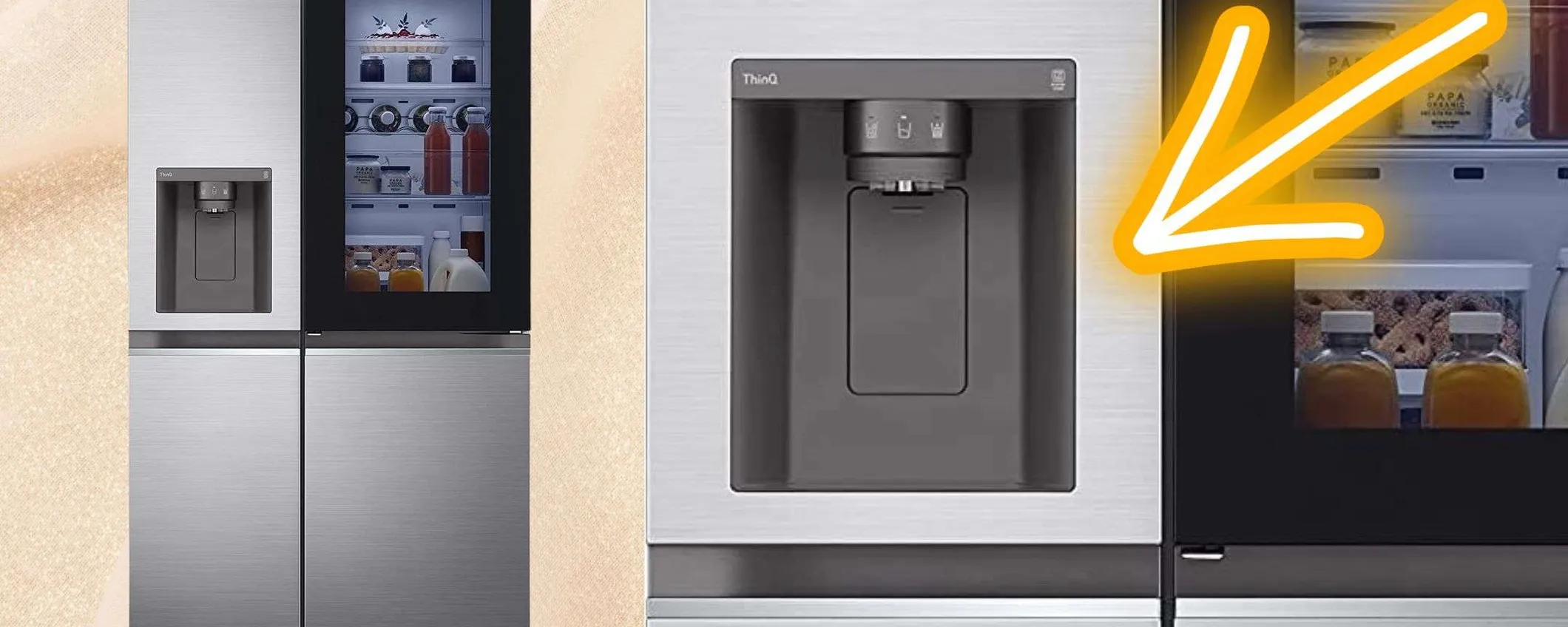 frigorifero lg con dispenser acqua