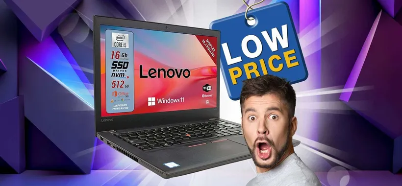 Strepitoso notebook LENOVO a prezzo shock (-54€) su Amazon