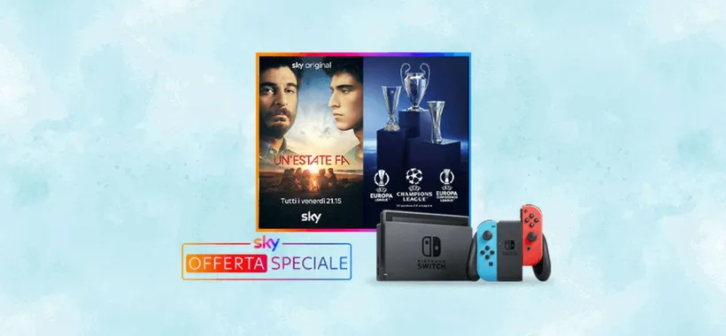 Sky TV e Sky Sport ti regalano una Nintendo Switch: SOLO PER OGGI