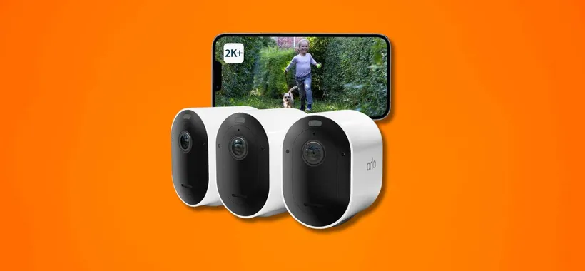 Arlo Pro 5 a 356,99€: sconto del 31% sul kit da 3 telecamere Wi-Fi 2K con sirena e visione notturna