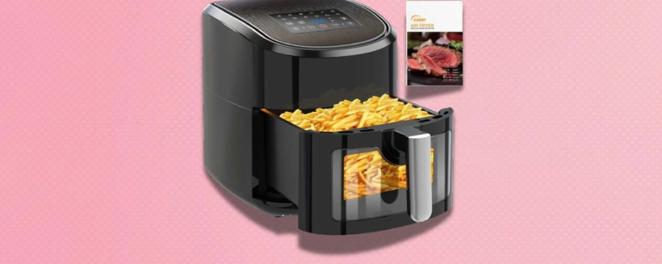 Friggitrice ad aria con cestello XXL in offerta: prezzo formidabile, grandi prestazioni