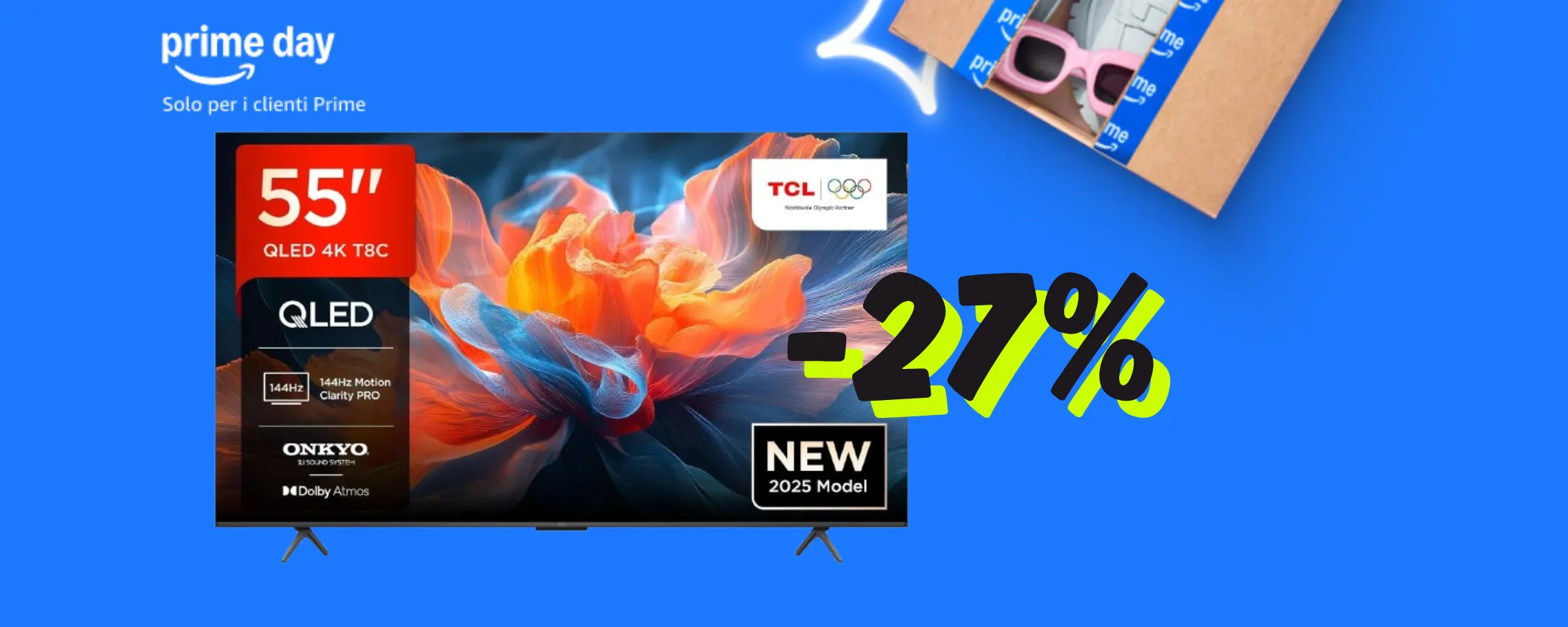 Smart tv TCL in Offerta Prime Day: qualità e tecnologia a 399,90 euro