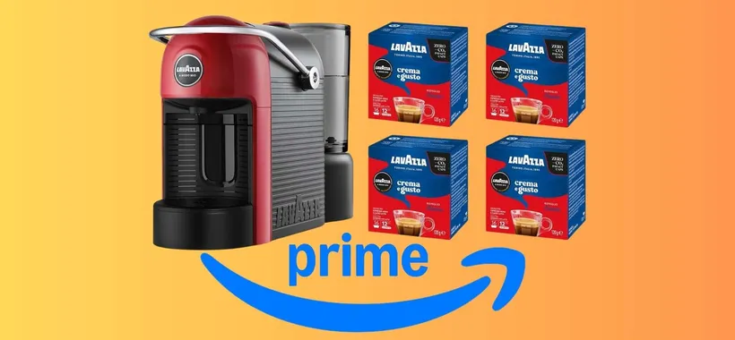 Lavazza A Modo Mio Jolie Evo con 64 capsule incluse a meno di 80€ è imperdibile