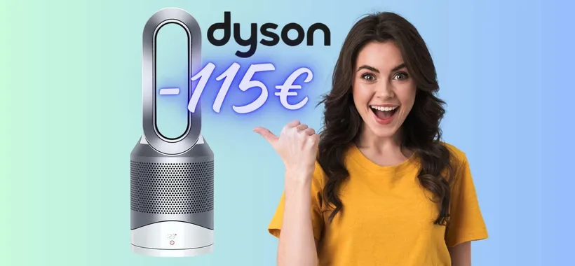 Dyson: purificatore che scalda e rinfresca l'aria a 115€ in MENO (eBay)