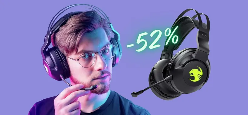 Roccat Elo: cuffie wireless da Gaming al PREZZO più BASSO di SEMPRE (-52%)