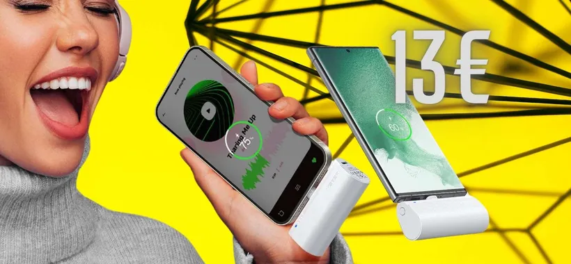 Mini Power Bank da 5000 mAh super compatto e comodissimo (13€)