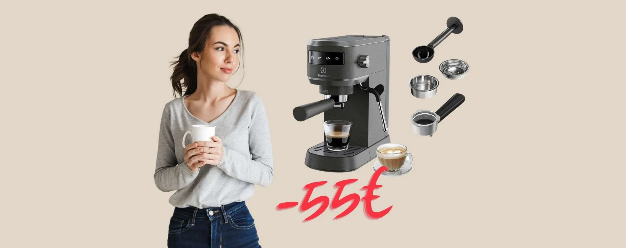Electrolux Explore 6: macchina per espresso/cappuccio in polvere e cialde