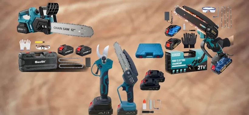 Motoseghe a batteria in SVENDITA TOTALE su Amazon: kit completi da 39,99€