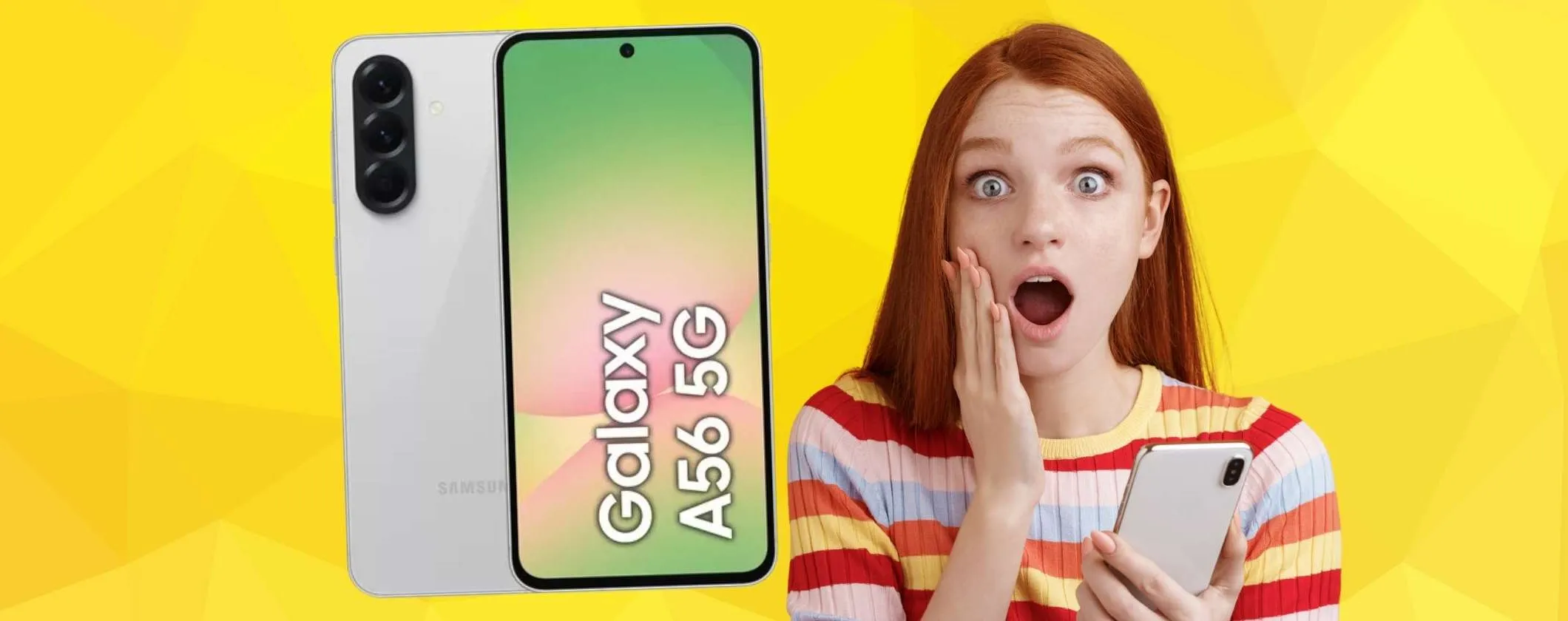 Medio gamma potente senza spendere un patrimonio? Samsung Galaxy A56 (-134€)