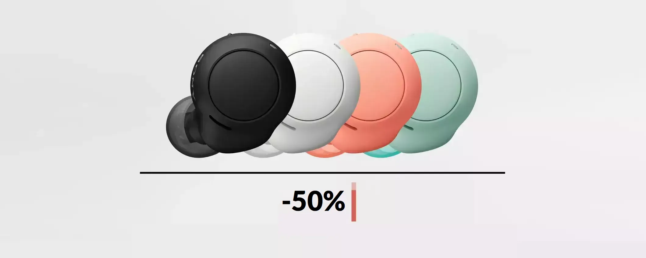 Auricolari Sony con ricarica rapida: li usi anche quando piove (49€)
