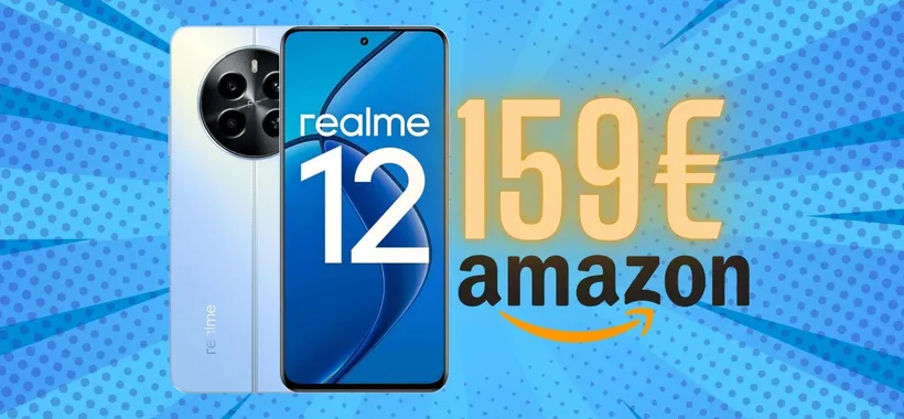 Realme 12 con fotocamera Sony LYT-600 scende a un nuovo minimo storico