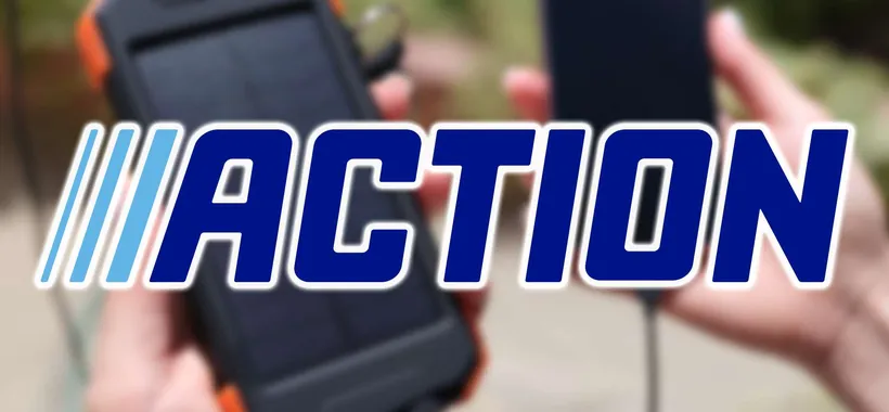 Ricarica infinita con la powerbank a energia solare: da Action costa appena 14€