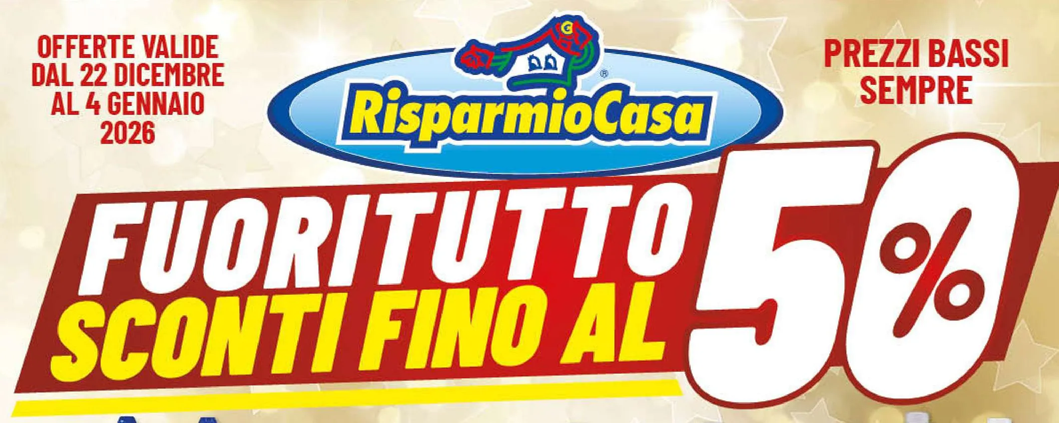 Volantino Risparmio Casa, sconti fino al 50% per regali di Natale utili ed economici