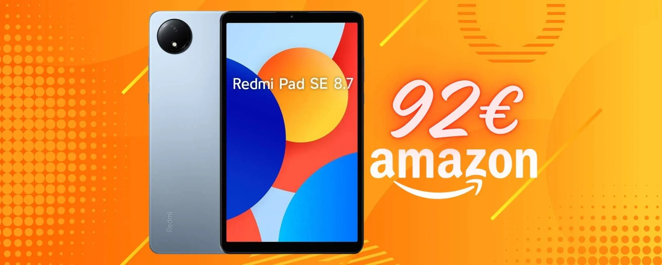 Xiaomi Redmi Pad SE da 8,7 pollici a soli 92€: compatto, elegante e versatile