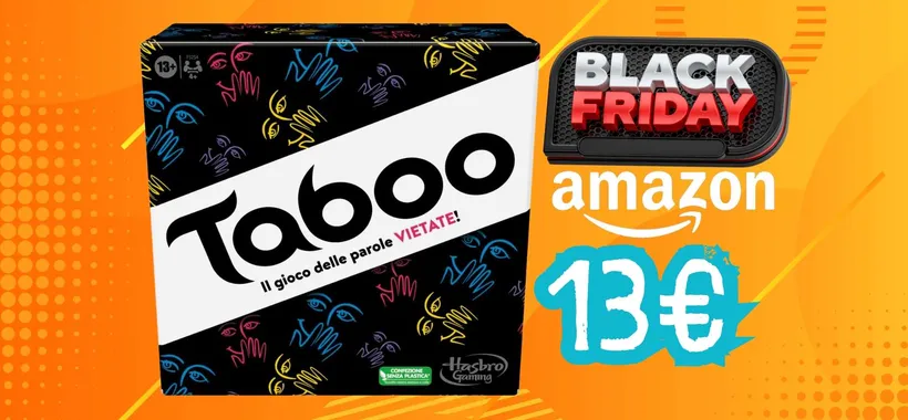 Taboo: il gioco delle parole proibite, divertente e geniale, tuo a 13€