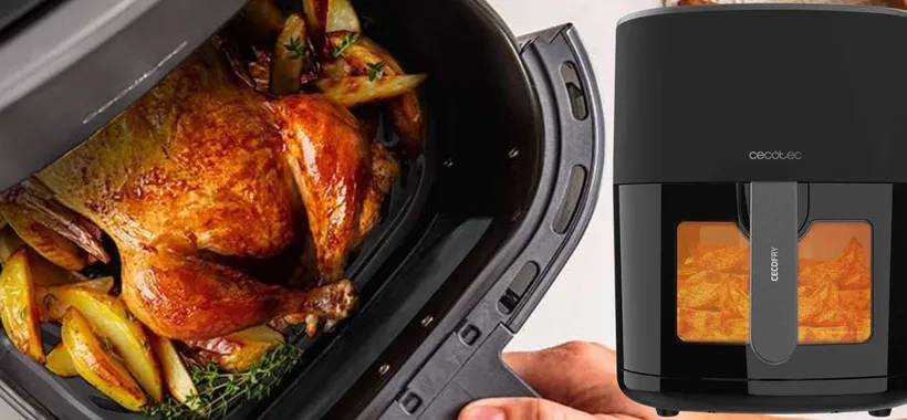 Friggitrice ad aria GIGANTE a 52€: cucina TUTTO lei, sconto 41% su Amazon