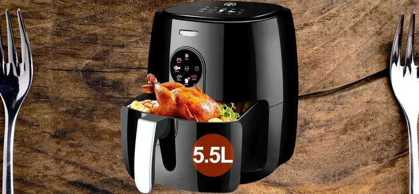 Pazzesca friggitrice ad aria XXL a 59€: cucina tutto, DIMENTICA i fornelli