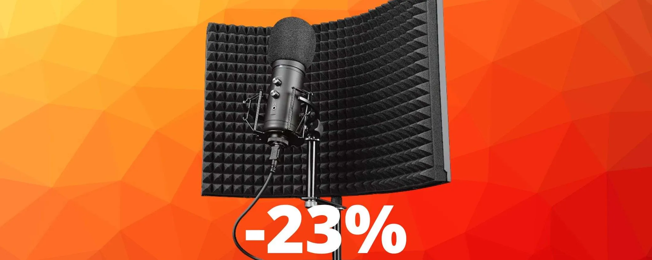 Trust GXT 259: microfono professionale da Gaming in mega sconto