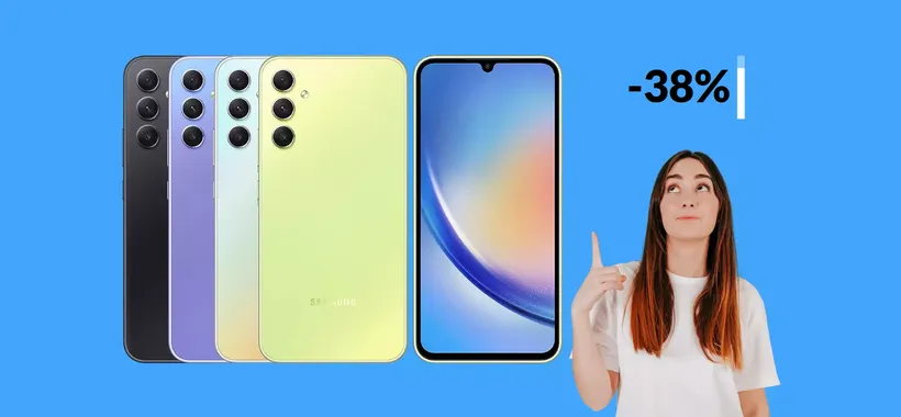 Per Samsung è ancora Natale: Galaxy A34 5G a prezzo MAI visto
