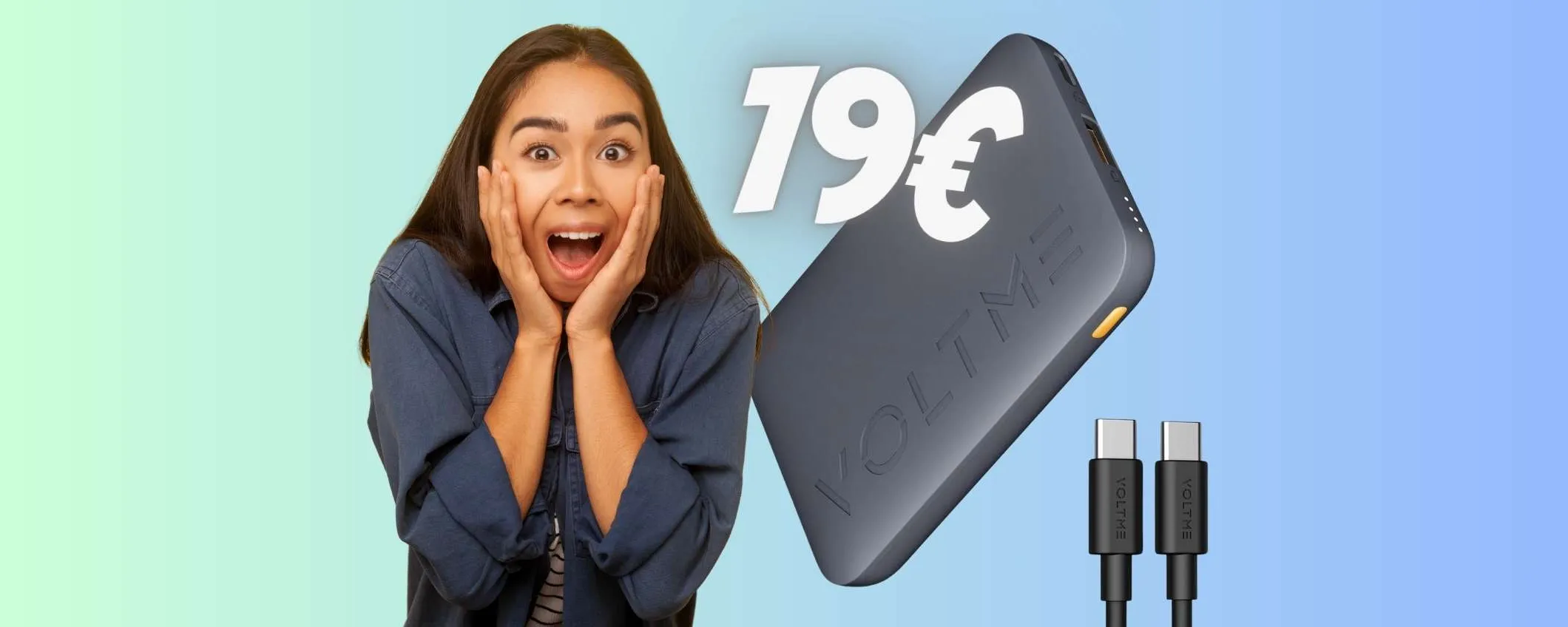 BOMBA Amazon: Power Bank POTENTE e ULTRA LEGERO a soli 19€