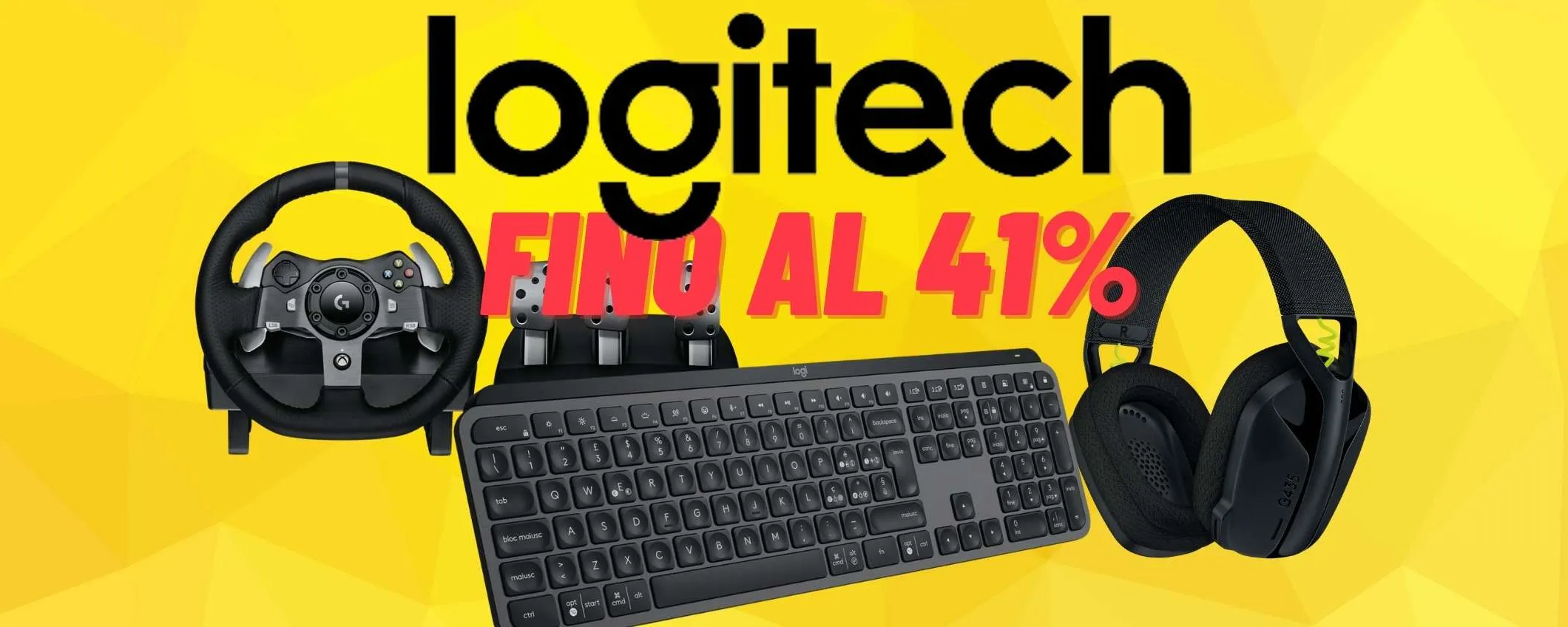 Bestseller Logitech: su Amazon sconti fino al 41% su 5 dispositivi pazzeschi