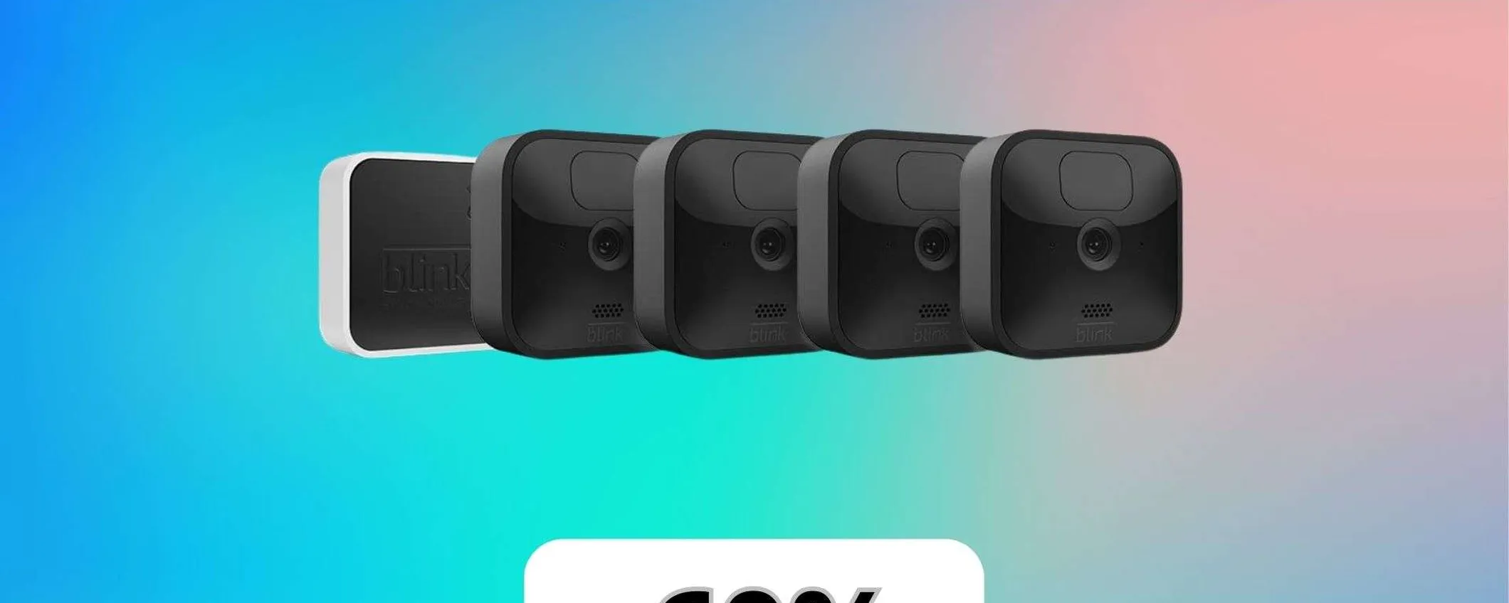 Amazon Blink Outdoor ad un prezzo folle: maxi sconto 60% sul bundle da quattro